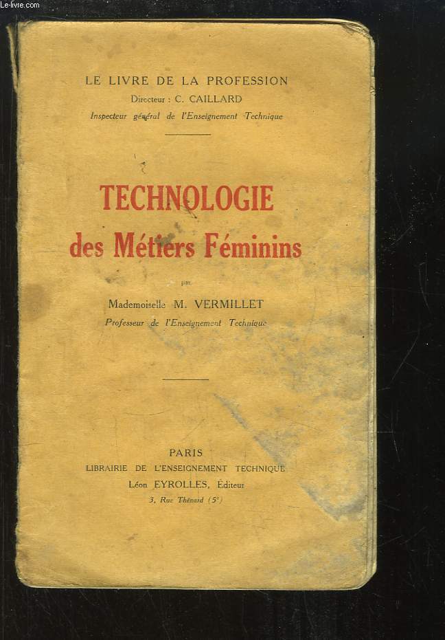 Technologie des Mtiers Fminins
