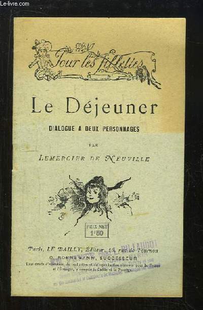 Le Djeuner. Dialogue  deux personnages.