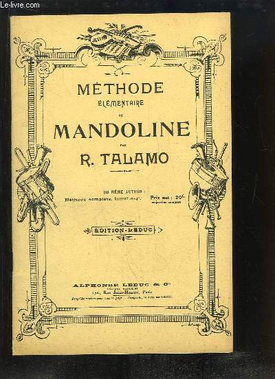 Mthode lmentaire de Mandoline