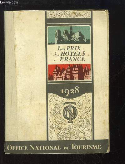 Les Prix des Htels en France, 1928