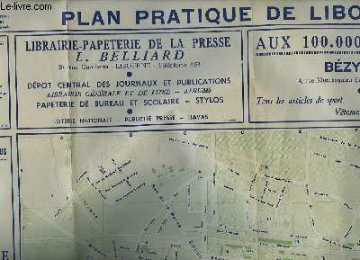 Plan pratique de Libourne