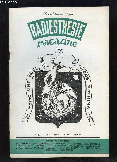 Radiesthsie - Psychic - Magazine N87 : Radiesthsie et Libert - Le miracle - Auto-ionisation et radiesthsie ...