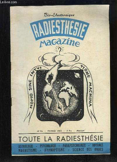 Radiesthsie - Psychic - Magazine N94 : Le supplice de la question (suite) - Le Tabac - Radiesthsie et Sciences - ...