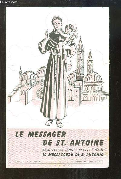 Le Messager de Saint-Antoine. Basilique du Saint, Padoue, Italie. (Il Messaggero di S. Antonio). N6 - 56e anne : Une date glorieuse - La devozione del Santo a Maria Santissima