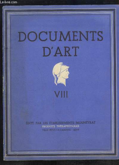 Documents d'Art, nVIII