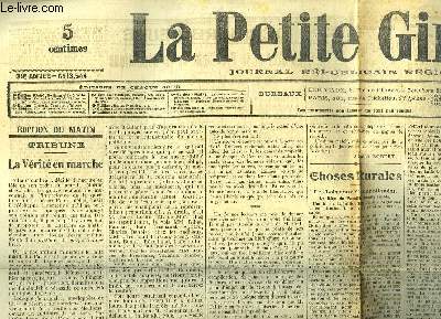 La Petite Gironde, n13544 - 39e anne : Le Bien de Famille insaisissable - Le Czar et le Prsident de la Rpublique ...