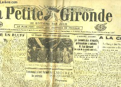 La Petite Gironde, N21412 : Un tournant dans l'histoire de l'Allemagne - Comment s'est form le ptrole ...