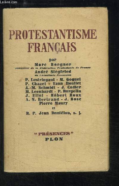 Protestantisme Français.