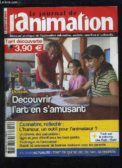 Le Journal de l'Animation. N82 : Dcouvrir l'art en s'amusant.