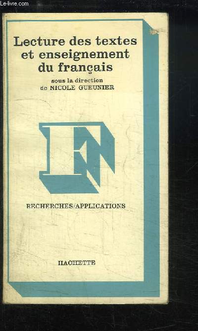 Lecture des textes et enseignement du franais.