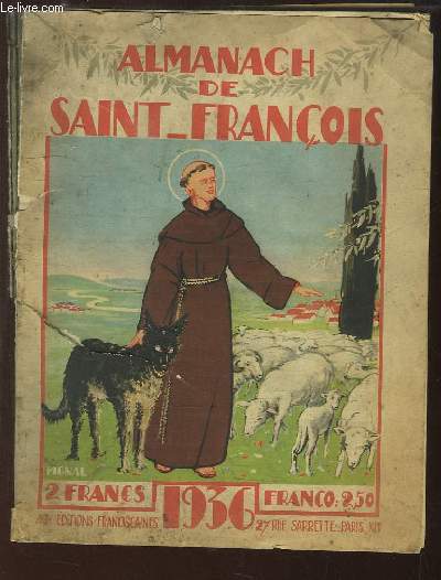 Almanach de Saint-Franois, 1936