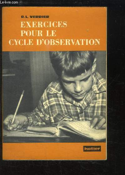 Exercices pour le cycle d'observation.