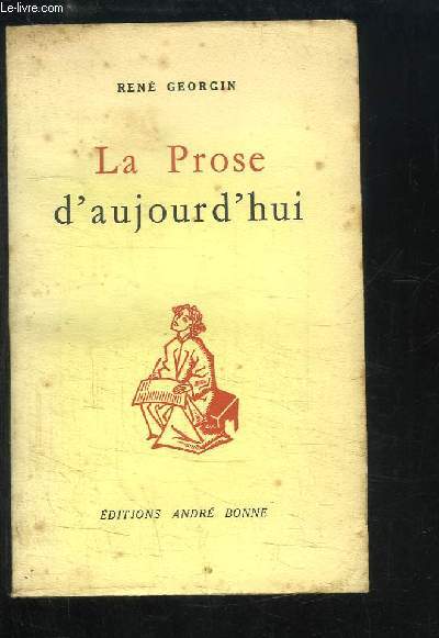 La Prose d'aujourd'hui