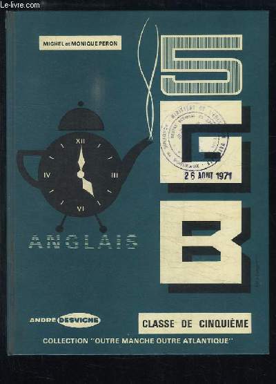 G.B. Anglais. Classe de 5me, langue 1.