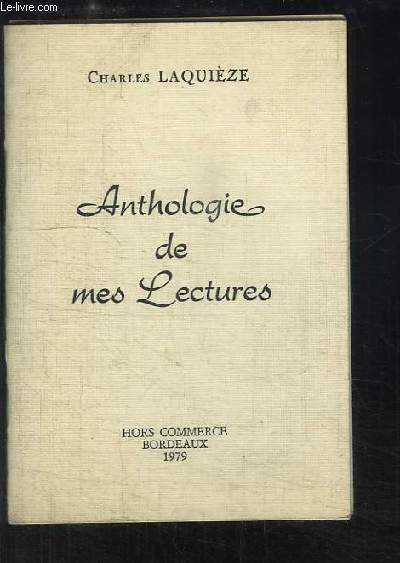 Anthologie de mes Lectures
