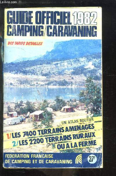 Guide Officiel 1982 Camping / Caravane