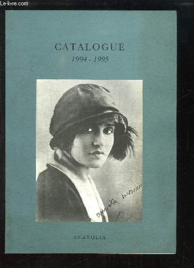 Catalogue Anatolia 1994 - 1995