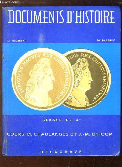Documents d'Histoire. Les Temps Modernes, XVIe, XVIIe, XVIIIe sicles. Classe de 4me. (Spcimen).