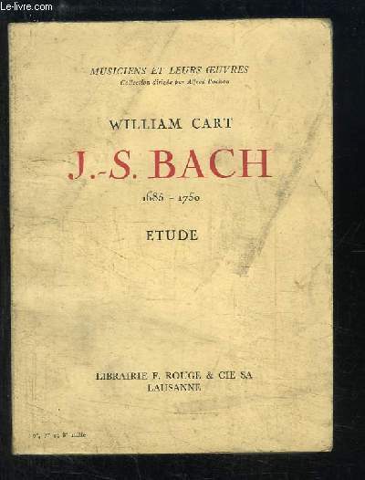 J.-S. Bach, 1685 - 1750. Etude