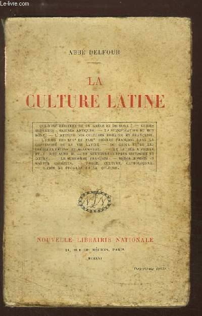 La Culture Latine.