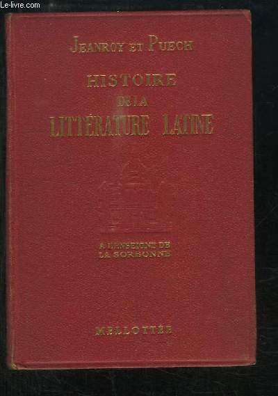 Histoire de la Littrature Latine.