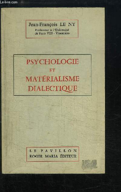 Psychologie et Matrialisme Dialectique