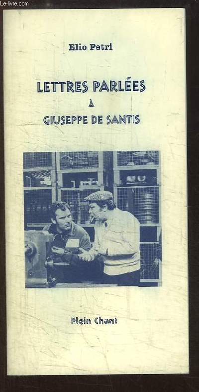 Lettres parles  Giuseppe De Santis.