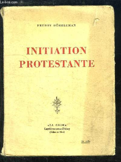 Initiation Protestante.
