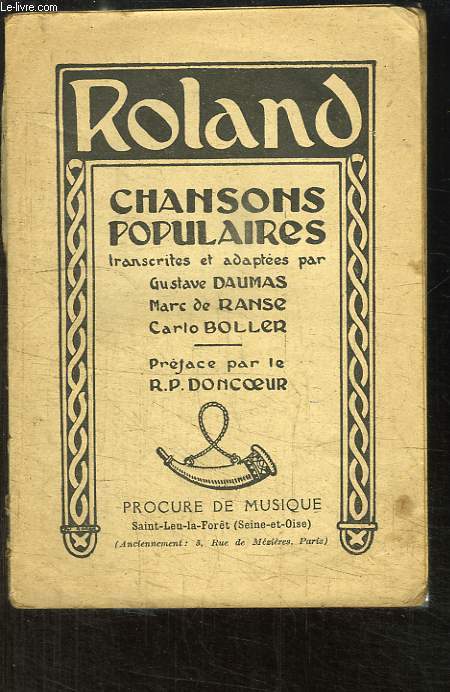 Roland. Chansons Populaires