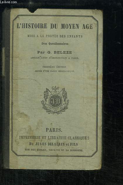 L'Histoire du Moyen ge, mise  la porte des enfants. Avec Questionnaires