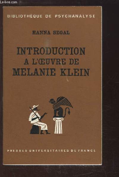 Introduction  l'oeuvre de Mlanie Klein