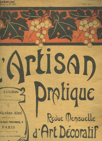 L'Artisan Pratique N91 - 8e anne : Le Tarso et la Pyrogravure