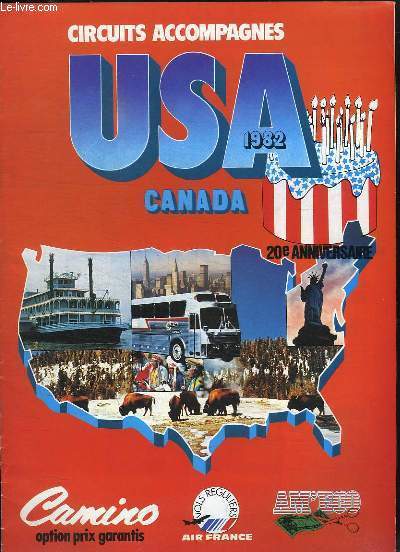 Circuits accompagns, USA - Canada 1982. 20e anniversaire.