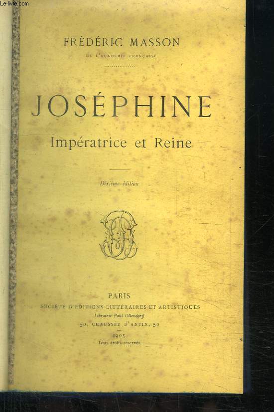 Josphine, Impratrice et Reine.