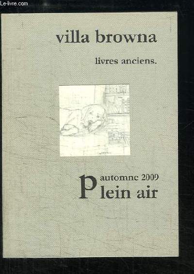 Catalogue Plein Air, Automne 2009