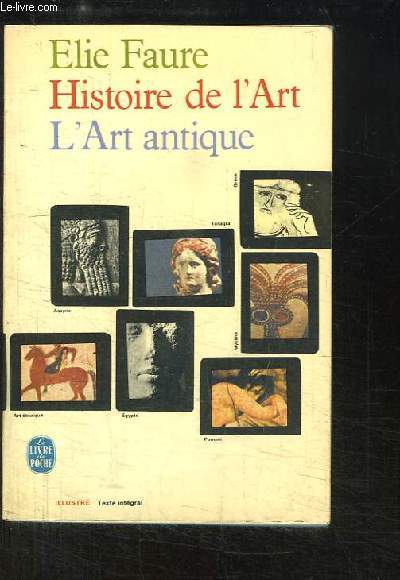 Histoire de l'Art, l'art antique.