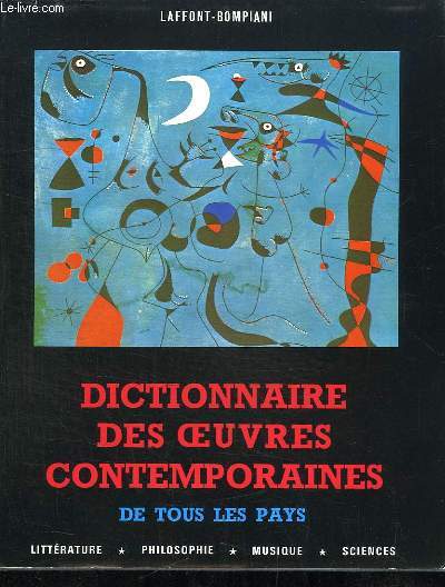 Dictionnaire des Oeuvres Contemporaines, de tous les pays.