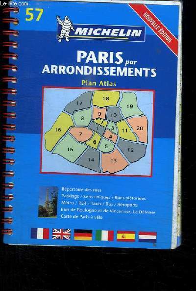 Paris par Arrondissements. Plan Atlas