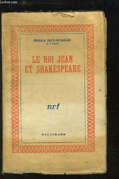 Le Roi Jean et Shakespeare.
