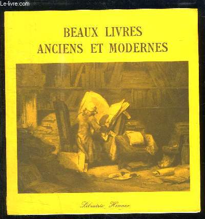 Catalogue n19, de Beaux Livres anciens et modernes.