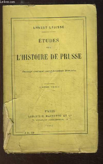 Etudes sur l'Histoire de Prusse.