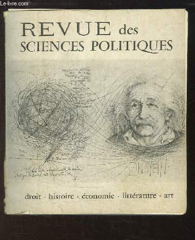 Revue des Sciences Politiques, N24 : Hommage  Georges Bastide - Le Jeune Marx et la matrialisme critique - Miroir du fantastique - A propos de Gaetano Mosca ...