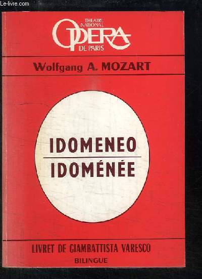 Idomne. Opra Seria en 3 actes.