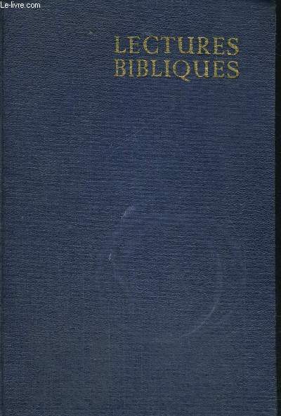 LECTURES BIBLIQUES - L HISTOIRE DU SALUT