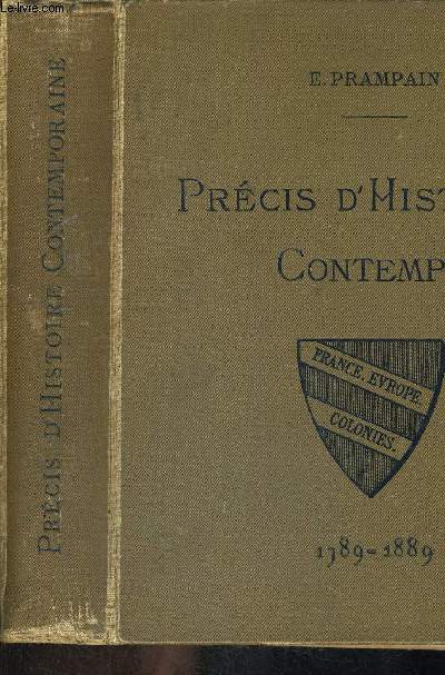 PRECIS D HISTOIRE CONTEMPORAINE 1789 1889