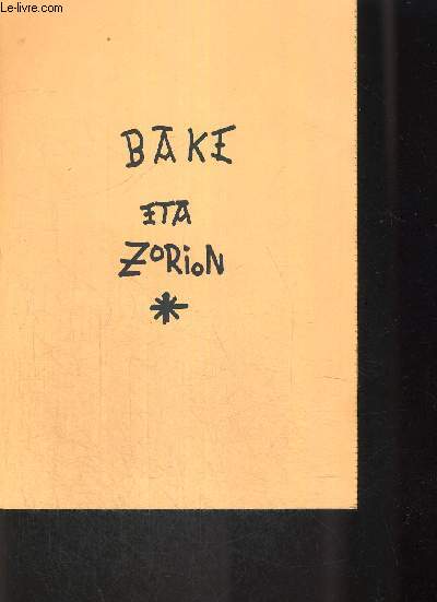 FRERE BERTRAND - BAKE ETA ZORION