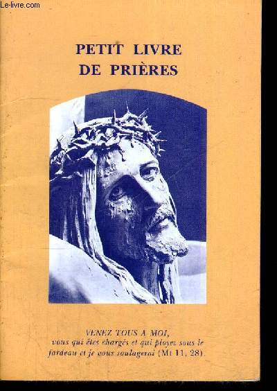 PETIT LIVRE DE PRIERES