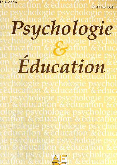 PSYCHOLOGIE & EDUCATION - N49 - JUIN 2002