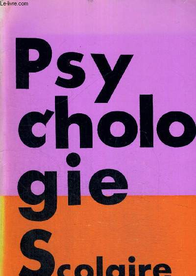 PSYCHOLOGIE SCOLAIRE N 35 - 1 ER TRIMESTRE 1981
