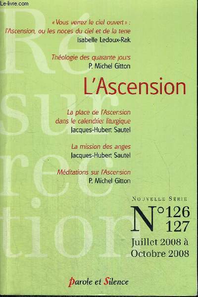 L ASCENSION N 126 127 - JUILLET 2008 - OCTOBRE 2008